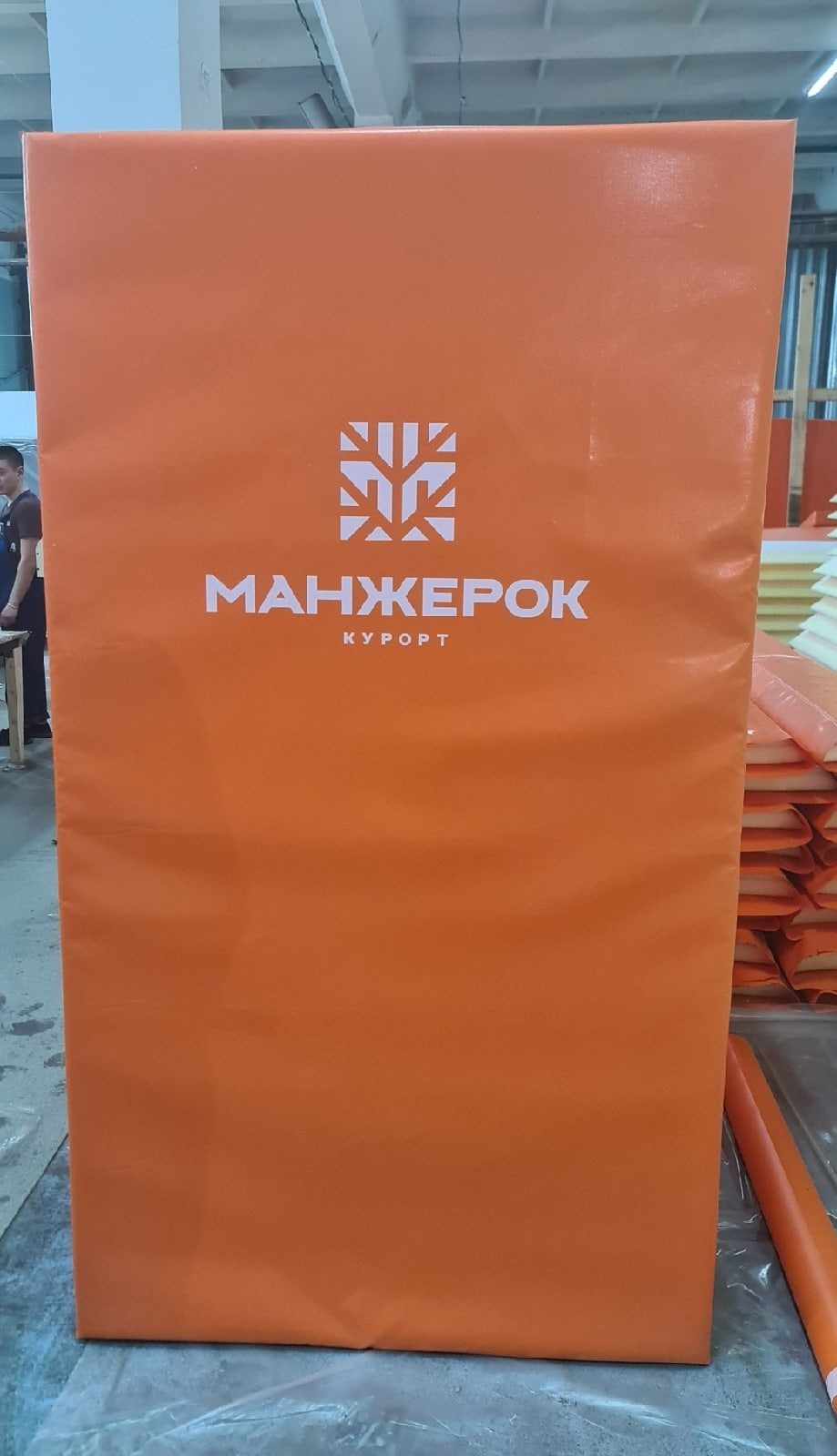 Прямоугольный мат с логотипом